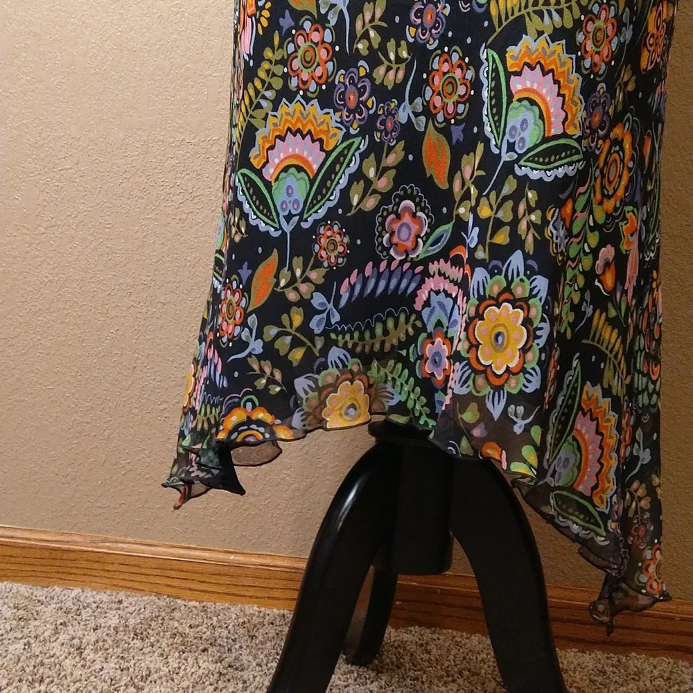 Spenser Jeremy Silk Floral Skirt - Picture 2 of 5